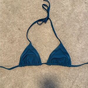 Frankie's Bikinis Deep Blue Triangle Top
